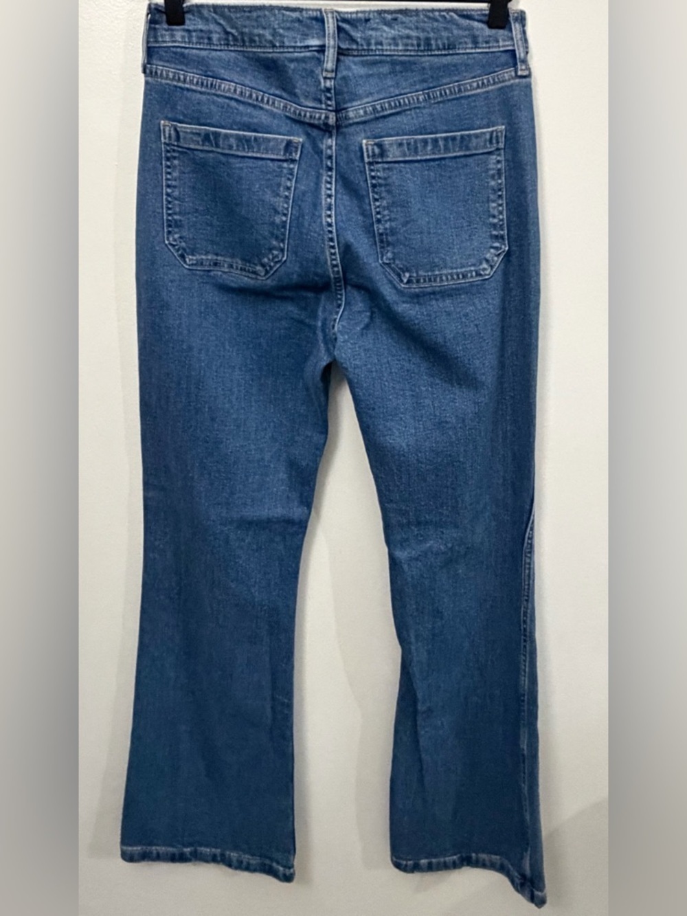 GAP Mid Blue High-Rise Flare Jeans - Picture 5 of 7